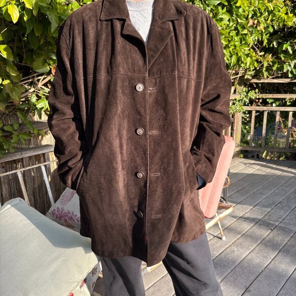 X Files “ The End” Leather Suede Down Jacket Series Finale 2002 - Picture 1 of 7